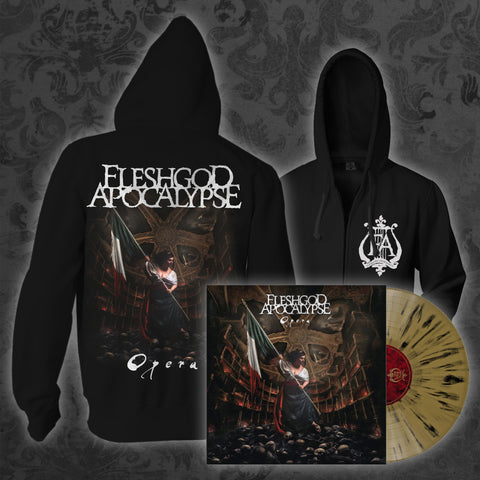 Opera Zipper Hoodie + Gold Vinyl Bundle