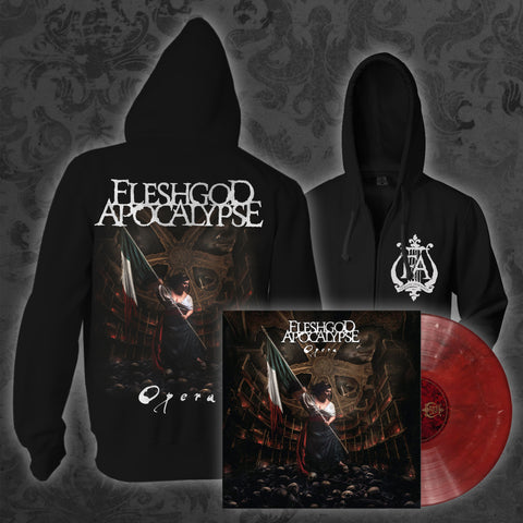 Opera Zipper Hoodie + RED Vinyl Bundle