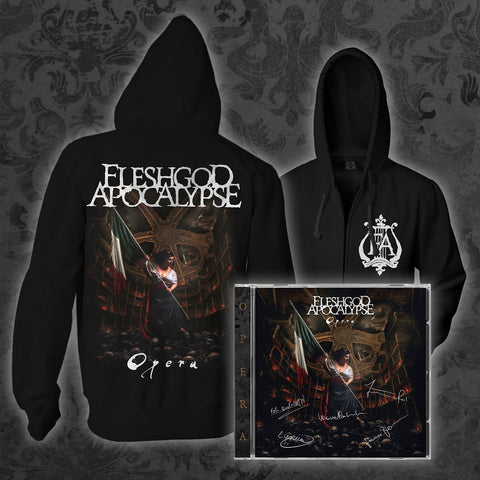 *SIGNED* Opera Zipper Hoodie + Signed CD Bundle